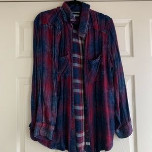 long comfy flannel